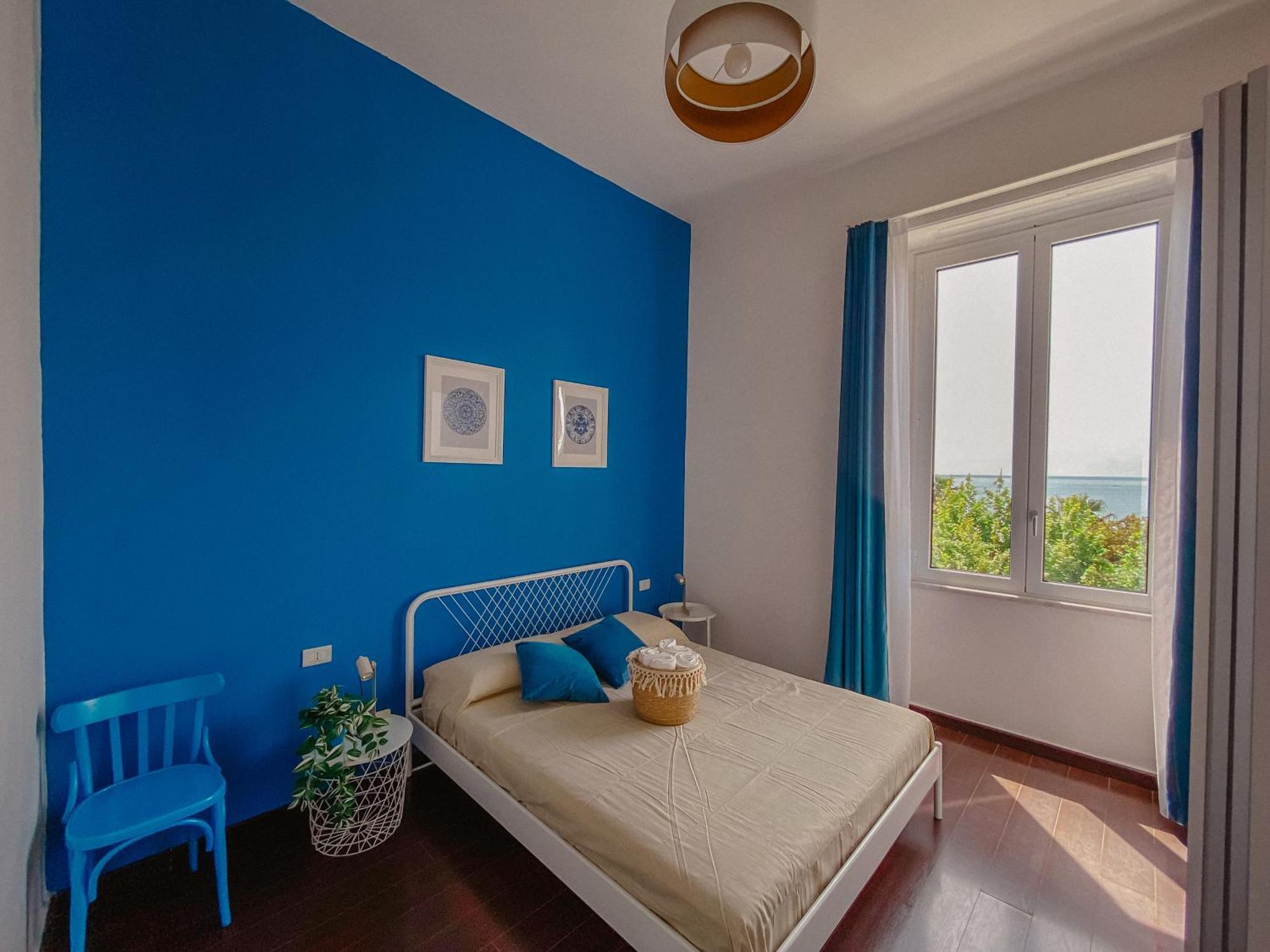 Blue Sea View Apartment Salerno Zewnętrze zdjęcie