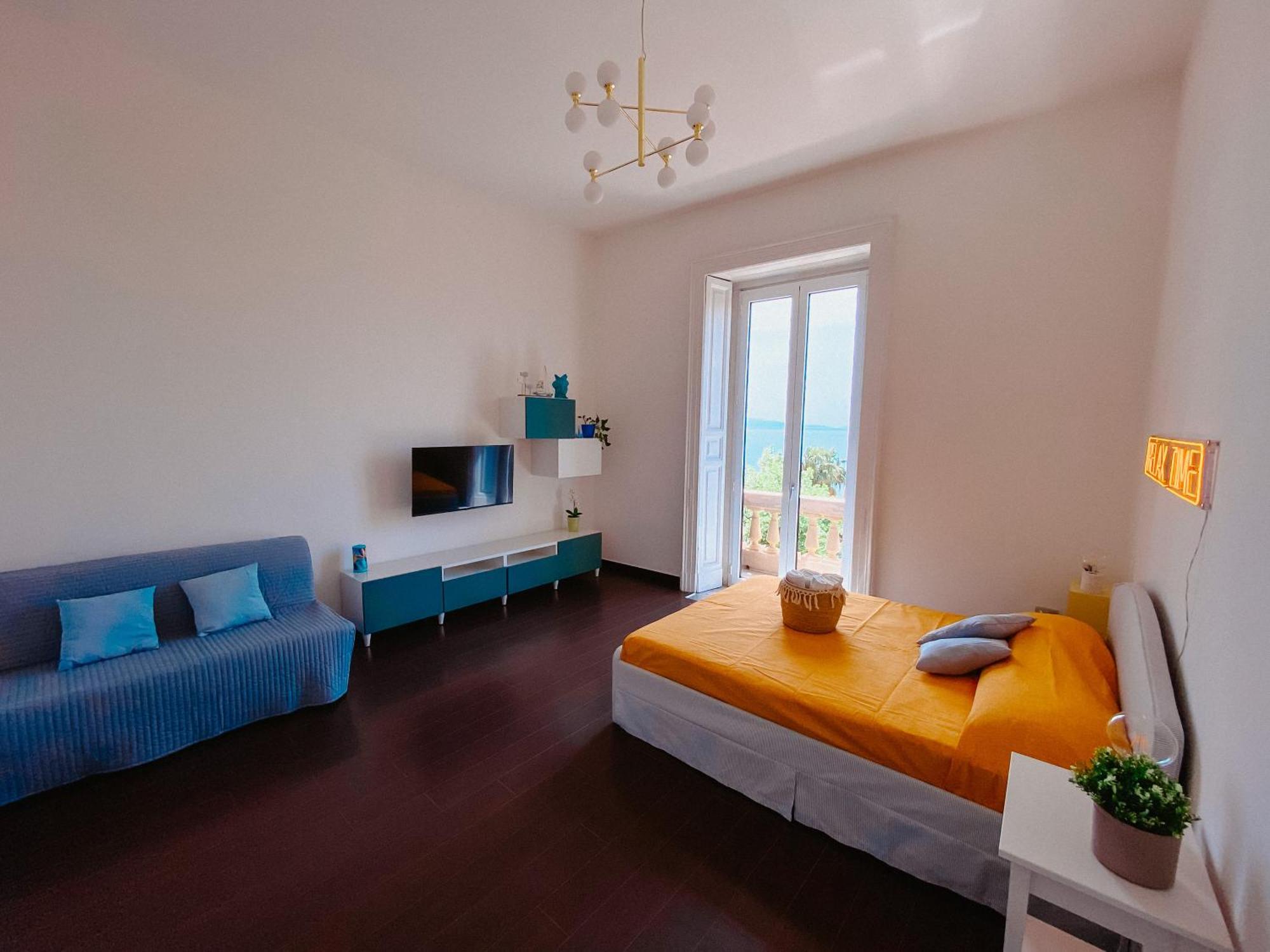 Blue Sea View Apartment Salerno Zewnętrze zdjęcie