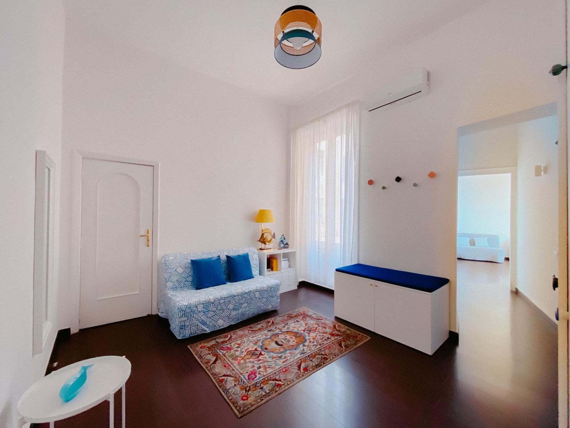 Blue Sea View Apartment Salerno Zewnętrze zdjęcie