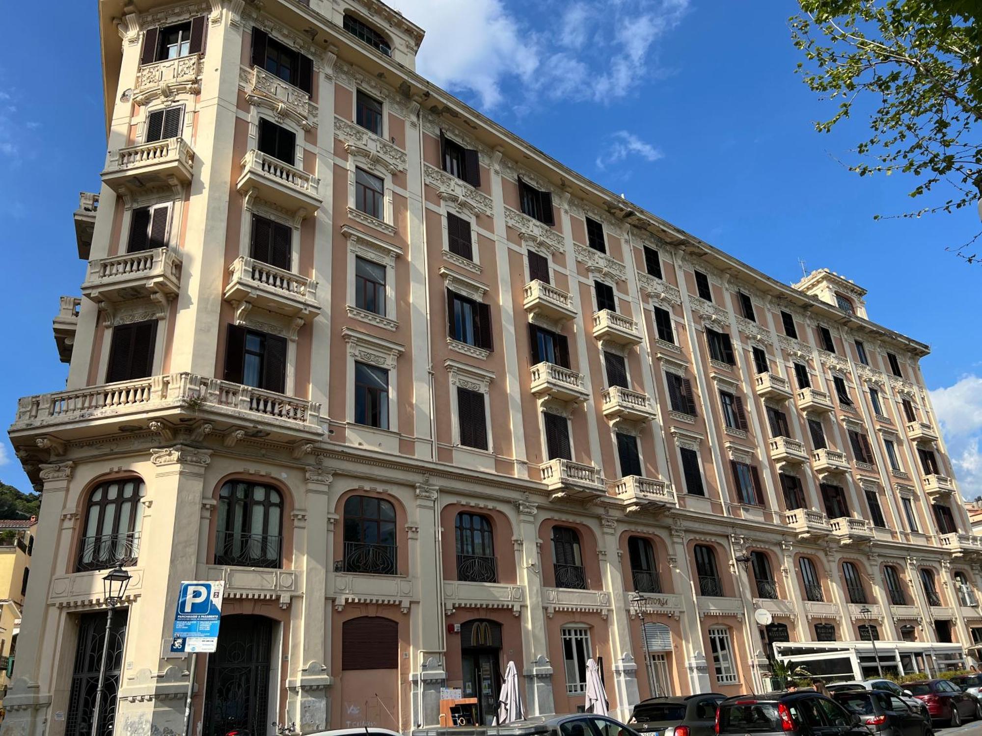 Blue Sea View Apartment Salerno Zewnętrze zdjęcie